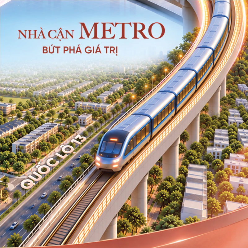 Nhà cận Metro Bức phá giá trị